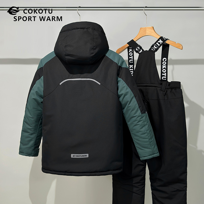 Teenagers Waterproof Windproof Thick Warm Ski Jacket