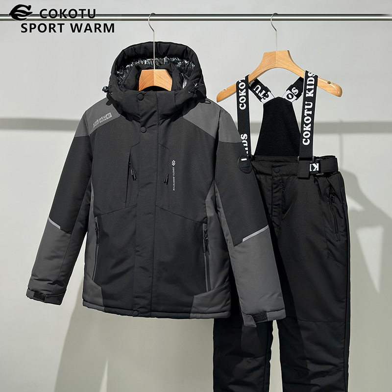 Teenagers Waterproof Windproof Thick Warm Ski Jacket