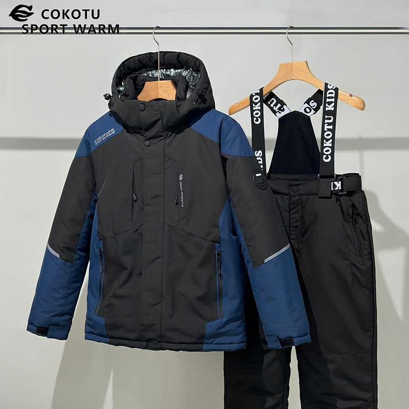 Teenagers Waterproof Windproof Thick Warm Ski Jacket