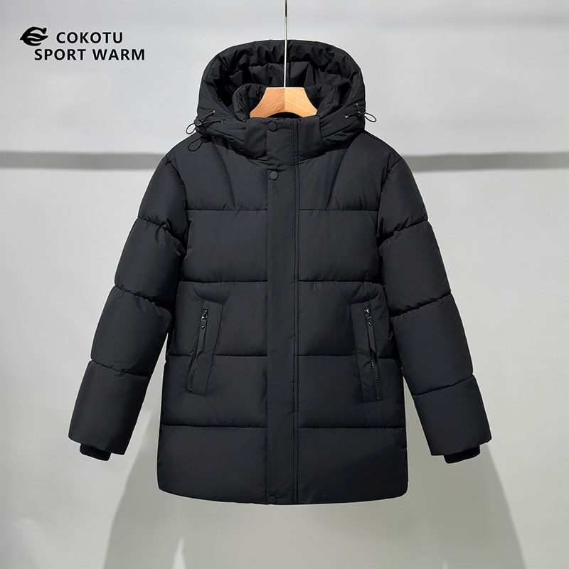 Windproof Middle Kids Padded Jacket