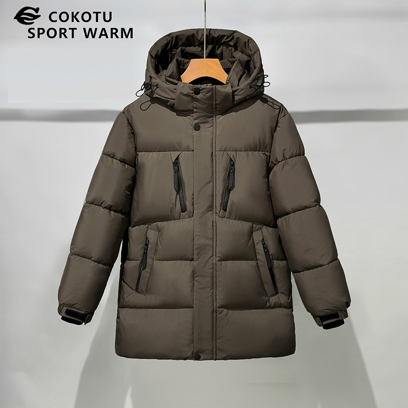 Lightweight Warm Cotton Coat for Middle Kids