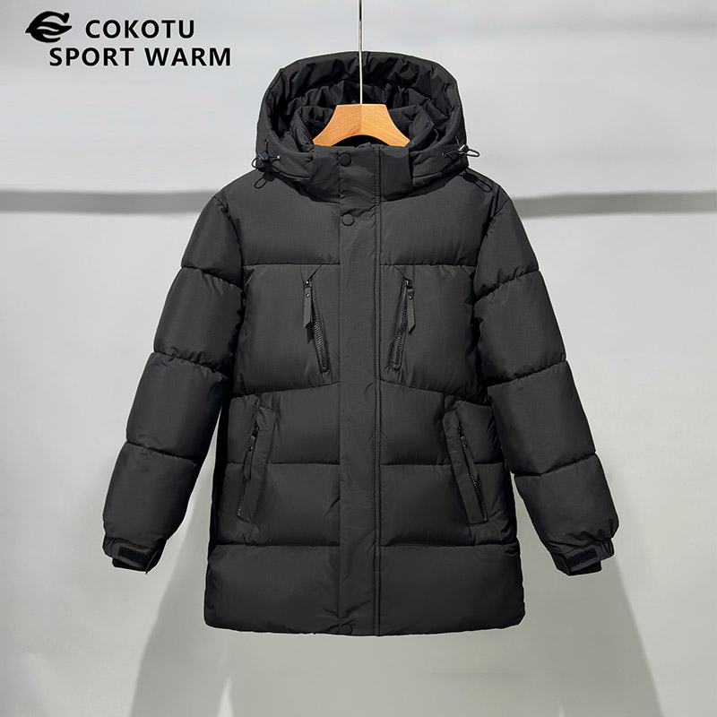 Lightweight Warm Cotton Coat for Middle Kids