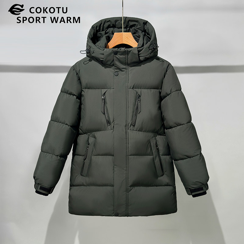 Lightweight Warm Cotton Coat for Middle Kids